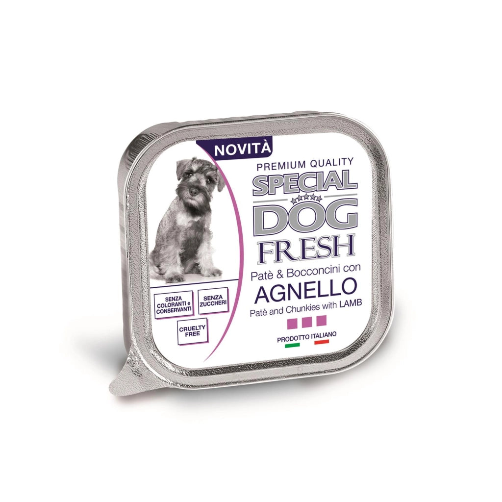 SPECIAL DOG FRESH PATÈ & BOCCONCINI 150 GRAMMI AGNELLO