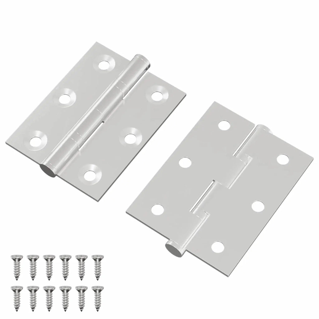 Cerniera 2 pcs Argento 50 x 38 x 1,3 mm Acciaio 864662