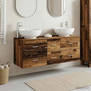 Set di mobili per il bagno 3 pz Legno antico 3405913