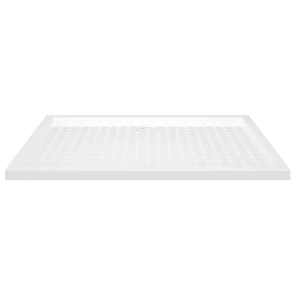 Piatto Doccia con Superficie Puntinata Bianco 80x120x4cm ABS 148901