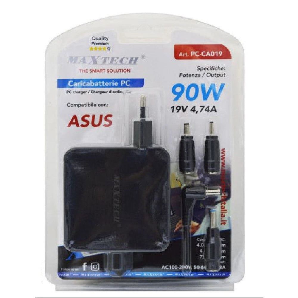 Trade Shop - Caricabatteria Pc Compatibile Asus Alimentatore 19v 4.74a 90w Connettori Pc-ca019 -