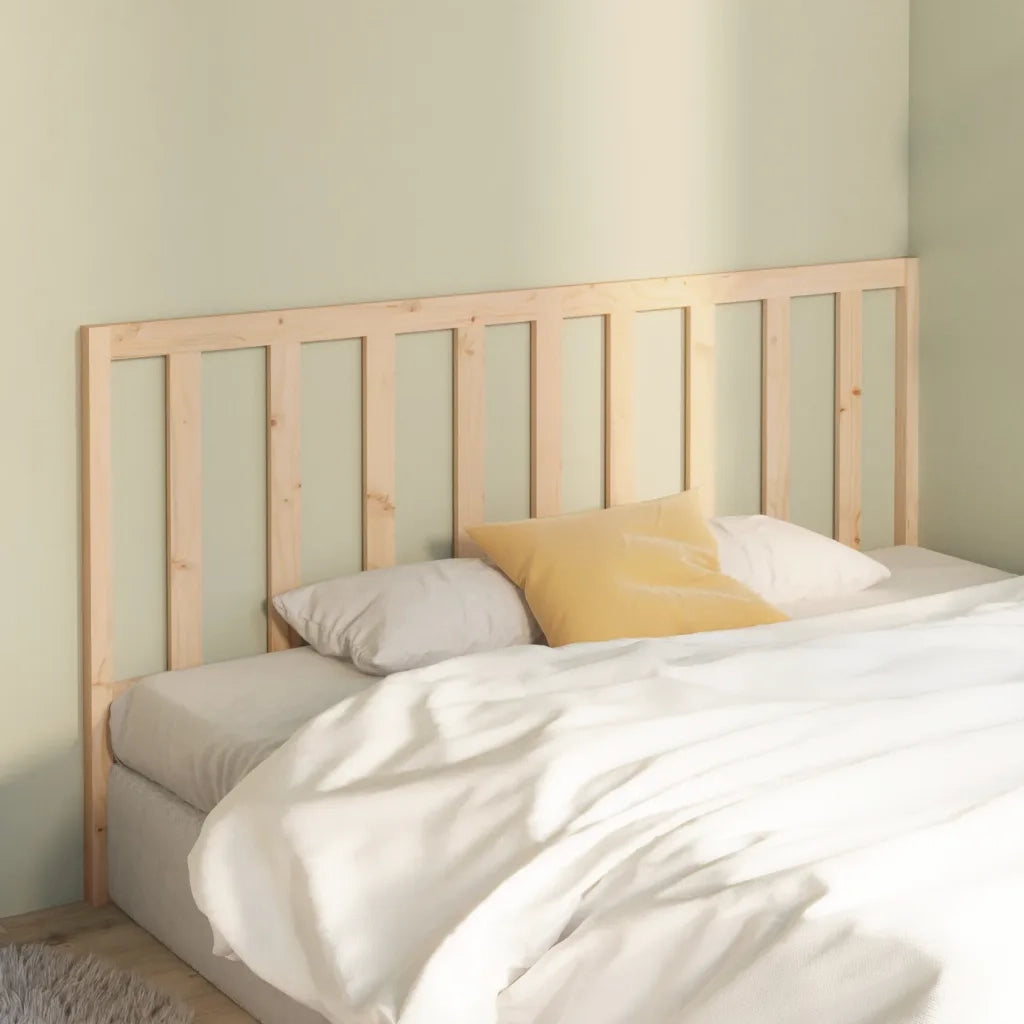 Testiera per Letto-Testata-Testiera Decorativa 206x4x100 cm in Legno Massello di Pino 360675