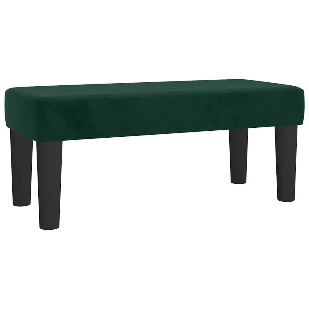 Giroletto a Molle con Materasso Verde Scuro 120x190 cm Velluto 3270460