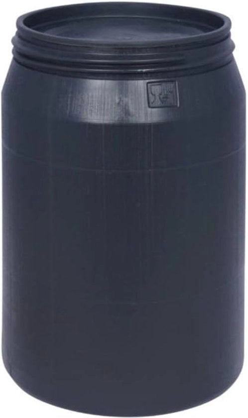 Contenitore di Stoccaggio per Auto con Coperchio a Viti 40L - Impermeabile all'Acqua - Impermeabile all'Aria - Nero