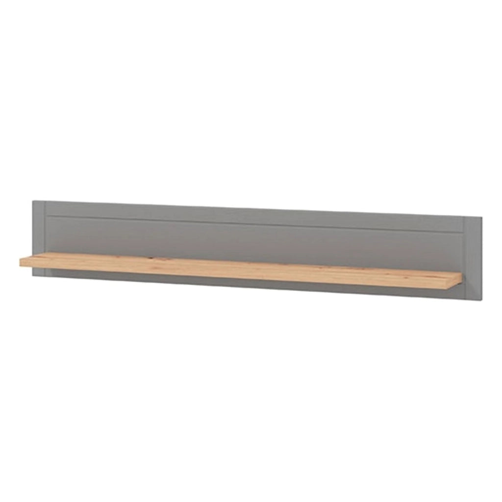 Suelli, Mensola un Ripiano, 146x19.5x24h cm Grigio