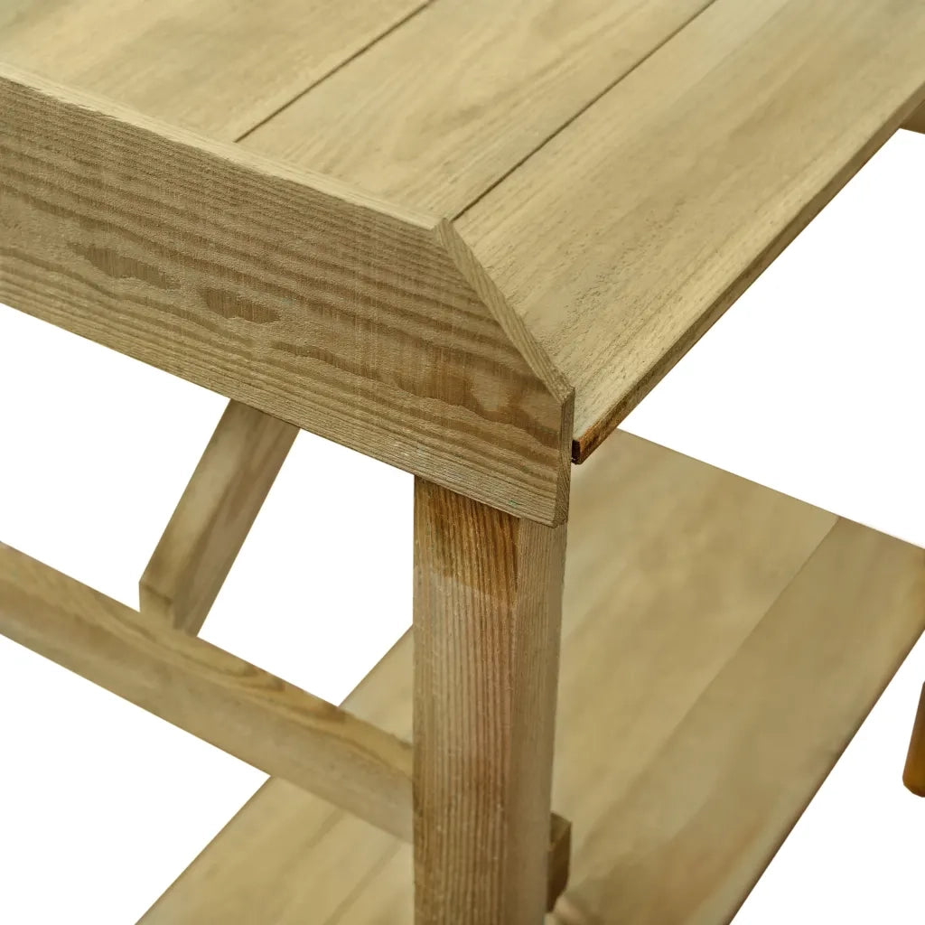 Tavolo da Lavoro da Giardino-Tavolo da esterno in Legno Impregnato 75x40x90cm