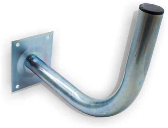 Antenna per parete a forma L, Ø 38 mm, 33 x 25 cm, beugel per antenna satellitare in acciaio, accessori per parabola satellitare