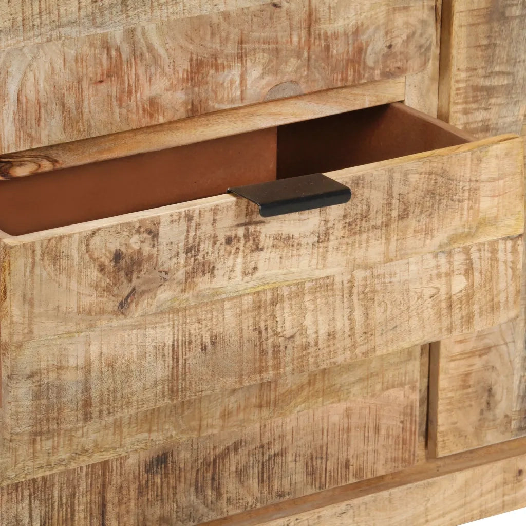 Credenza 175x40x75 cm in Legno di Mango Grezzo 320395