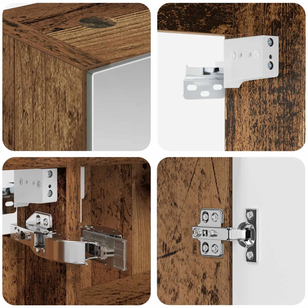 Set di Armadi da Bagno 5 pcs Legno antico Legno ingegnerizzato 3406557