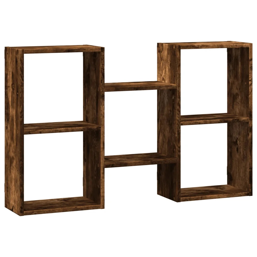 Mensola a Muro Rovere Fumo 96x18x60 cm in Truciolato 853231