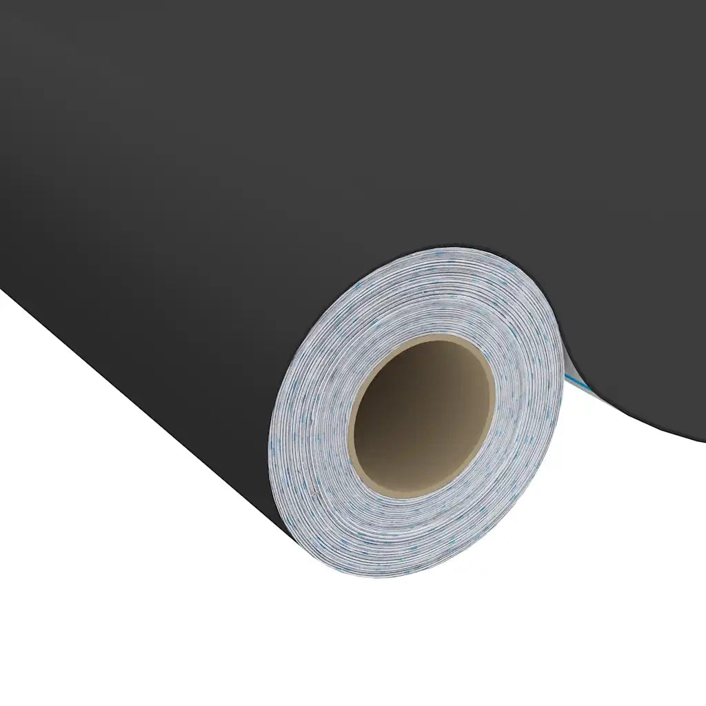 Pellicola Autoadesiva per Mobili Nera 500x90 cm in PVC CFW5042806