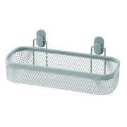 Mensola bagno rettangolare verde acqua in acciaio con 1 ripiano – Taki