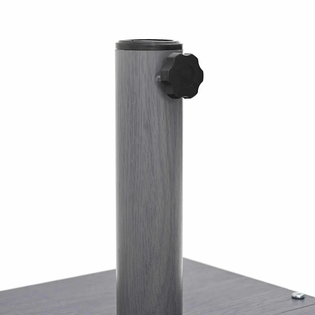 Base per ombrellone Aspetto Legno Grigio Scuro 45 x 45 x 31 cm CFW6435557