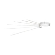 STENDIBIANCHERIA A RAGGIERA D 8/14 CM BIANCO- 10,0 pz