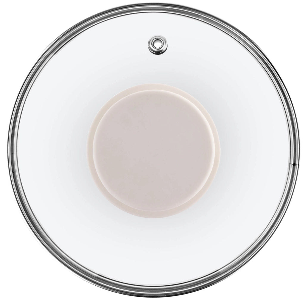Coperchio in vetro KADAX da 16 cm, universale, resistente al calore, per pentole e padelle.