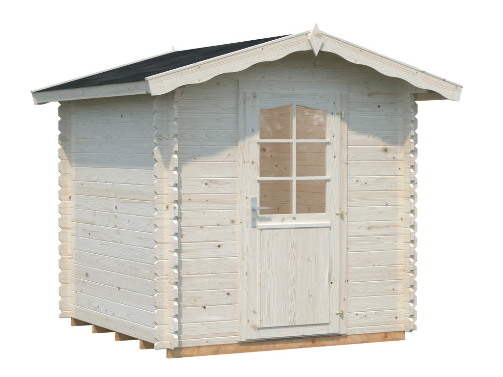 Casetta in legno non trattato Vivian 3,8 m2