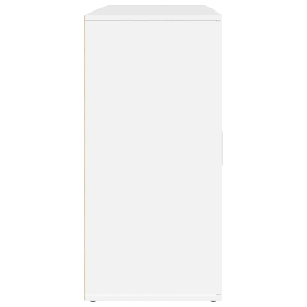 Buffet credenza cassettiera armadio mobile contenitore organizer per cucina soggiorno salotto 3 pezzi legno ingegnerizzato bianco 02_0037002