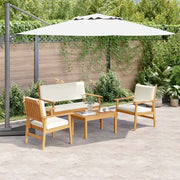 Set Divano da Giardino 4 pcs Marrone 120 x 65,5 x 79 cm 3325227