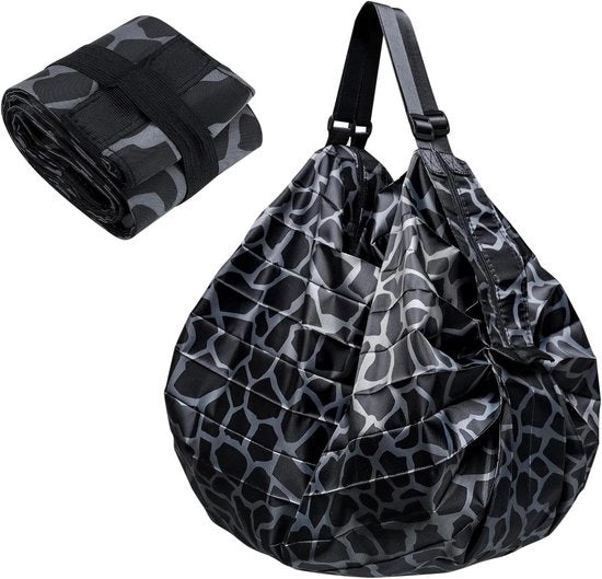Borsa da Spalle Premium Opaca con Cinturino e Modello a Pelle di Leopardo, Ideale per Shopping, Viaggi e Campeggio all'Aperto
