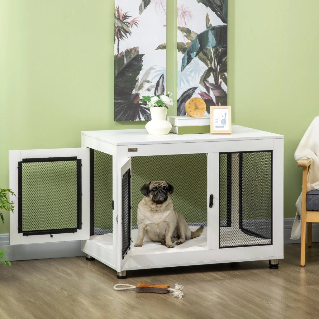 Cuccia per cani ¨C zephmum ¨C Bianco, metallo, 94x60x71.5 cm