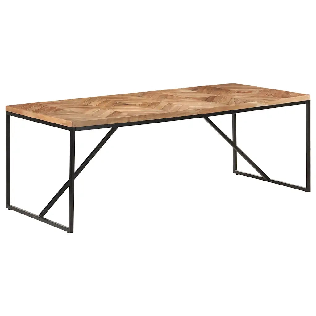 Tavolo da Pranzo | Tavolo da cucina 200x90x76 cm Legno Massello di Acacia e Mango