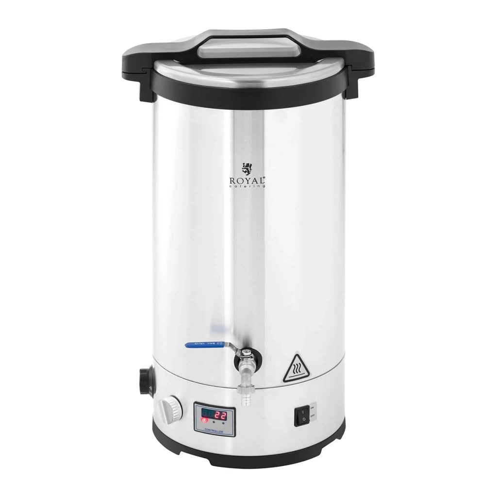 Attrezzatura per fermentatore di birra in acciaio inox per serbatoio di fermentazione (volume: 30 litri potenza: 700/1800/2500 W intervallo di temperatura: 30-110 °C timer: 0-120 min) 14_0004610
