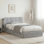 Telaio del letto con storage Sonoma grigio 90 x 200 cm 3433553