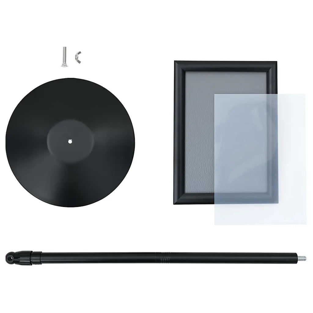 Supporto Poster a Piedistallo Argento a4 PVC e Acciaio CFW5986030