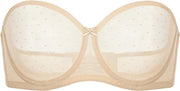 Supporto Seno Senza Cintura per Donne con Design a Zig-Zag e Cavo - Sexy e Transparente - Dimensioni Grandi - Comfortevole e di Ultima Moda