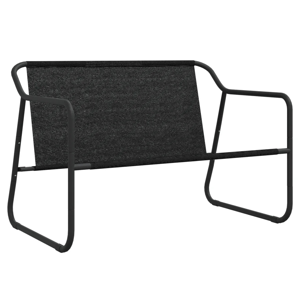 Set Salotto da Giardino 4 pz | Set di Mobili da Esterno con Cuscini in Acciaio Antracite