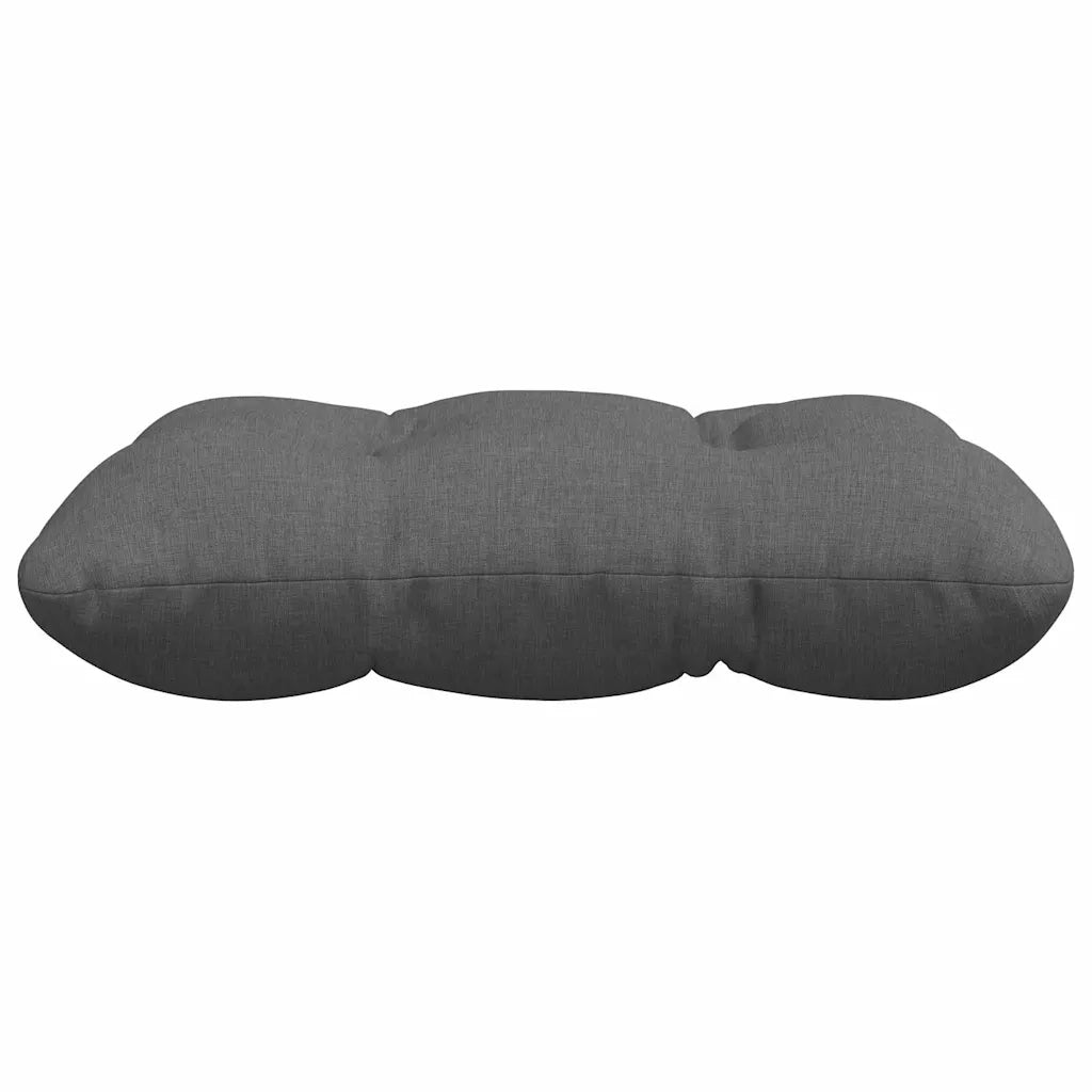 Cuscini per Seduta 4 pcs Grigio scuro 40 x 40 x 12 cm Tessuto 42015061