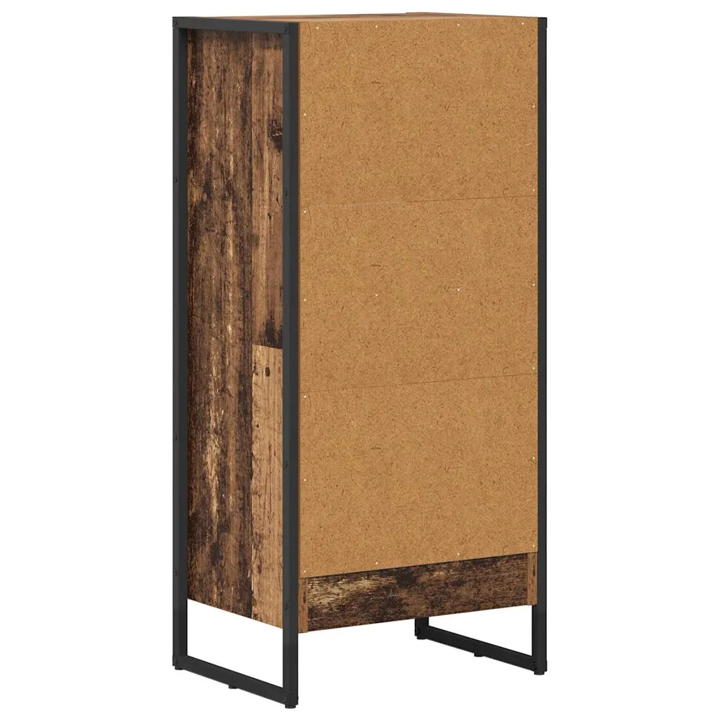 Armadio per Libri Legno vecchio 40 x 30 x 86,5 cm