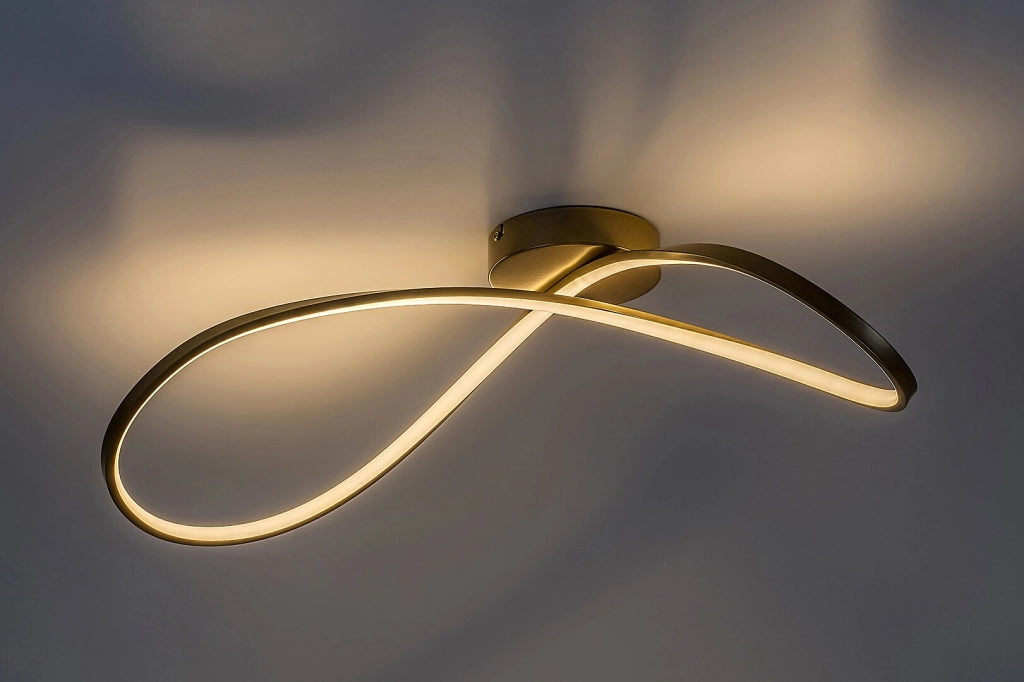 Plafoniera LED Rabalux Castiel oro anello 30W 3000K