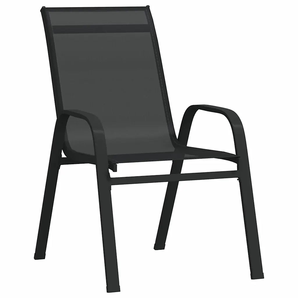 Set da Pranzo per Giardino 7 pcs Nero 3379119