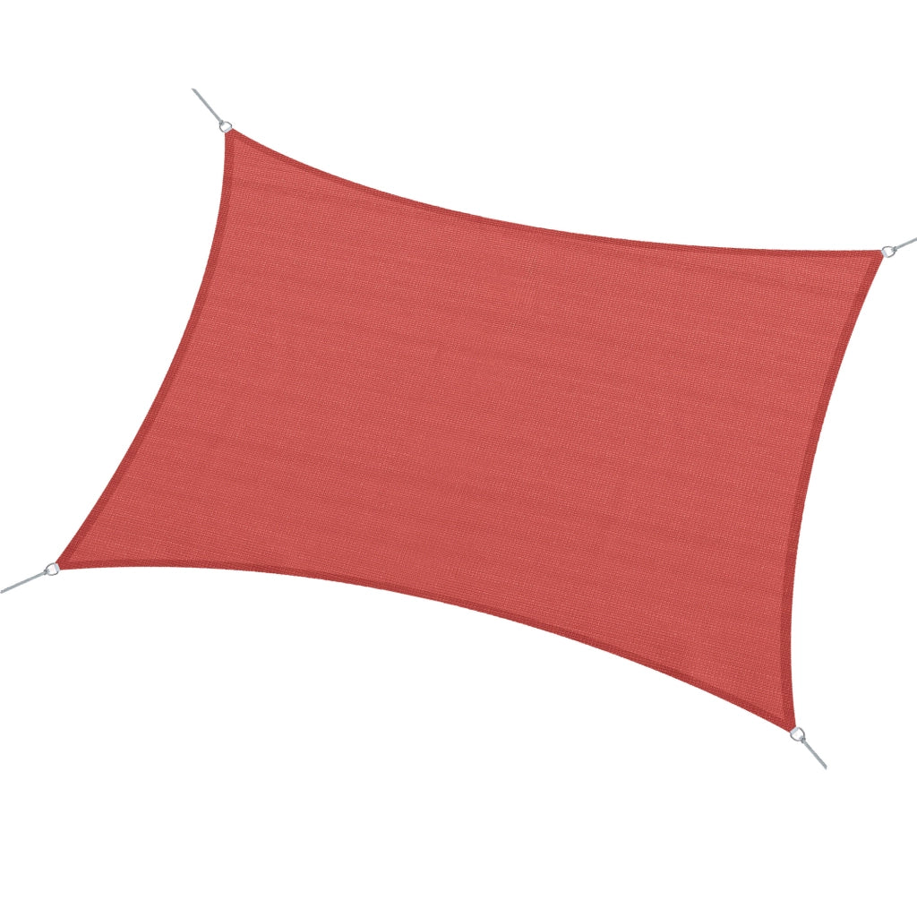 Telo ombreggiante rettangolare ¨C zephmum ¨C 4x6m terracotta HDPE