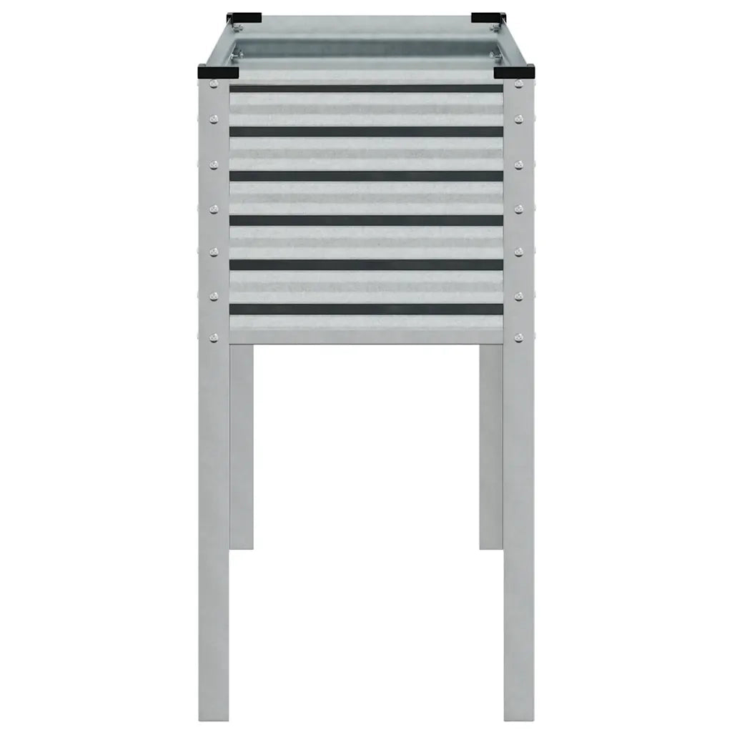 Fioriera da Giardino-Vaso da Esterno 100x45x90 cm in acciaio zincato