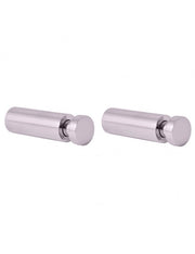 Set di 2 ganci singoli COLORADO in ottone cromato 5cm x Ø 1,6cm