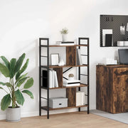 Libreria Rovere fumé 75 x 30 x 123,5 cm Legno multistrato 883966