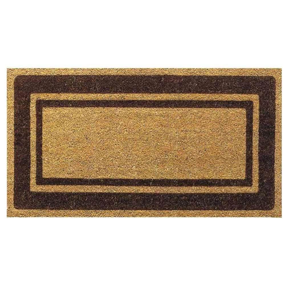 Zerbino classico rettangolare in cocco cm 40 x cm 60