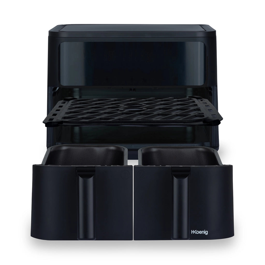Friggitrice ad aria FRY900 H.Koenig 2x4,5L, 8 programmi, 2400W