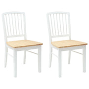 Sedie da pranzo 2 pz | Sedie da cucina Bianco 50 x 52,5 x 91 cm