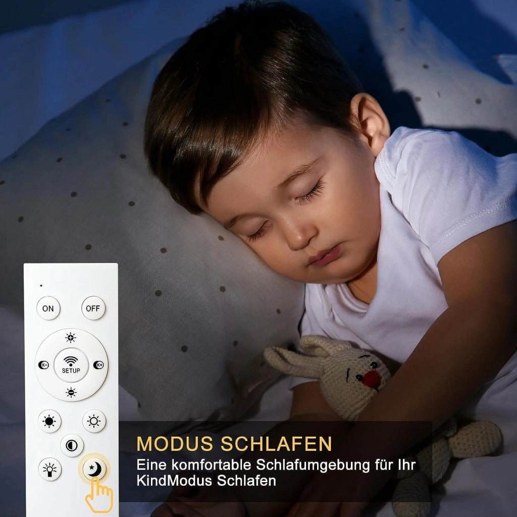 ZMH Lampada da soffitto plafoniera LED moderna bianco nero per camera letto