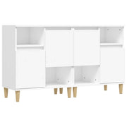Credenze 2pz | Madia | Buffet da pranzo | Armadio da pranzo Bianche 60x35x70 cm in Legno Multistrato