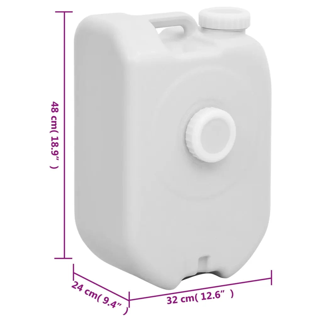 Serbatoio Acqua Portatile 24 L Grigio CFW8562716