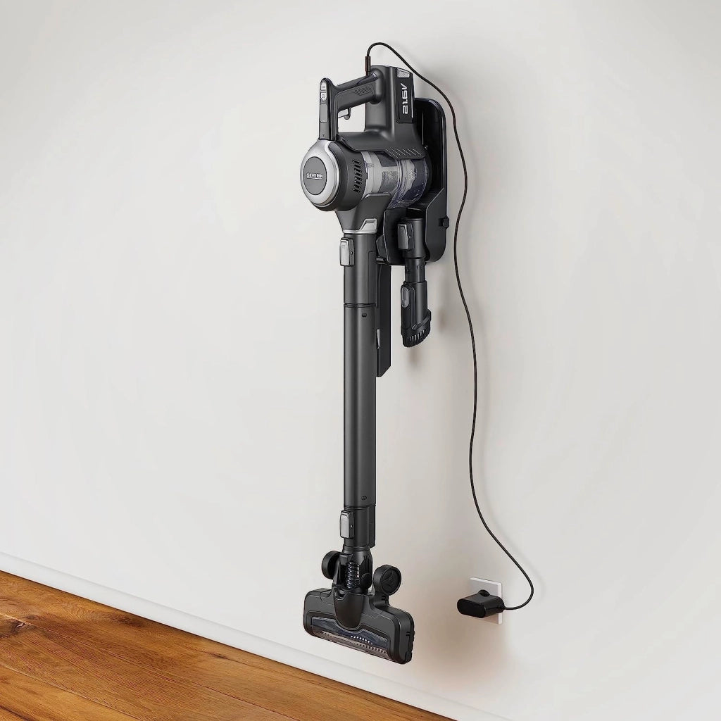 Severin hv7155 scopa elettrica aspirapolvere cordless 21,6 v completo di accessori
