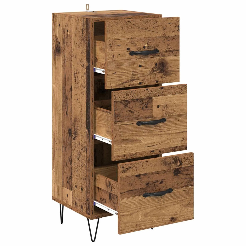 Credenza Legno vecchio 34 x 34.5 x 90 cm Legno multistrato 881549