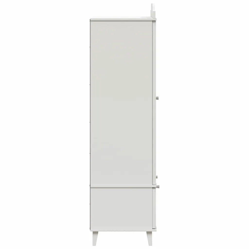 Armadio con Lavagna con cassetto ROROS Bianco 90 x 45 x 165 cm CFW8979803
