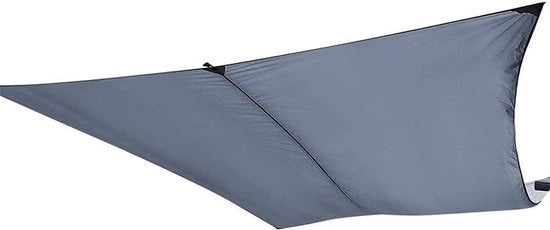 Ombrellone Rechthoekig Acquaparato 3 x 4 m per Esterno - Protezione UV - Tasca Portatile - Giardino Campeggio Terrazzo - Grigio