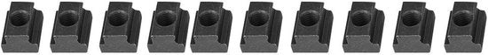 Kit di protezione per tubi in acciaio carbonio 10 pezzi - M8/M10/M12 - Nero ossidato - Resistente allo shock - Design razionale