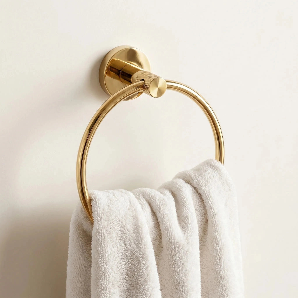 Portasciugamano Da Bagno Ring 6610 Modern Gold